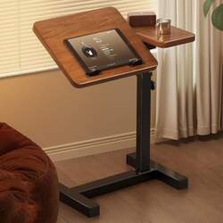 Tilting Side Table with Wheels, Height