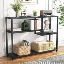 Tribesigns Console Table, Small Black Entrance