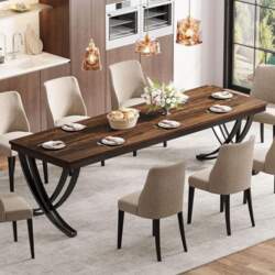 Tribesigns Dining Table, Industrial Kitchen Table