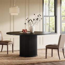 Tribesigns Round Dining Table, 120 cm