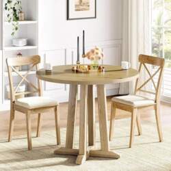 Tribesigns Round Dining Table, Kitchen Table