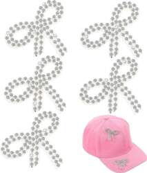 Uonlytech Pack of 5 Pearl Bow