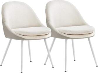 VASAGLE Set of 2 Dining Chairs