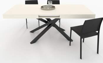VE.CA. Extendable Polyesia Table with
