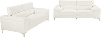 Vente-unique - Sofa Set Leather 3+2