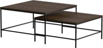 Vicco Ramio Coffee Table Set, Rustic