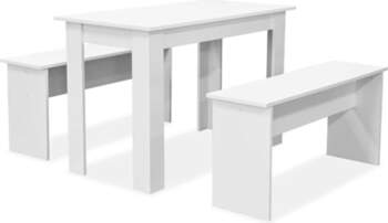 VidaXL 3-Piece Dining Set Chipboard Table