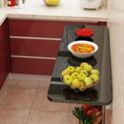 Wall Mounted Folding Table with Extendable