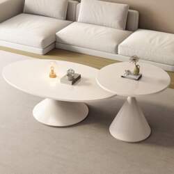 White Coffee Table Set of 2