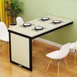 White Multifunctional Wall Mounted Folding Table