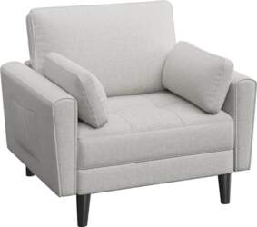 Yaheetech Loveseat, 1-Seater Sofa, Small Sofa