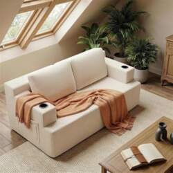 YINIX 2-Seater Sofa without Frame, Cloud