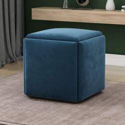 YXBDD Square Stackable Ottoman Stool -