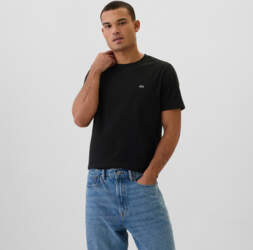 GAP Micro Logo Crew True Black