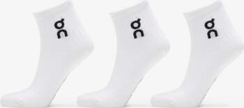 On Logo Sock Mid 3-Pack White