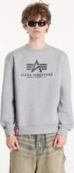 Alpha Industries Basic Sweater melange šedá