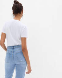 GAP Basic Crewneck Tee Fresh White