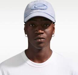 Nike Club Unstructured Denim Patch Cap
