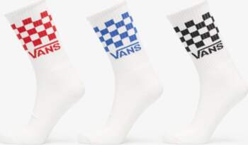 Vans Classic Check Crew 3-Pack White