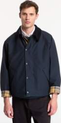 Barbour Oversized Reversible Transporter Jacket Navy