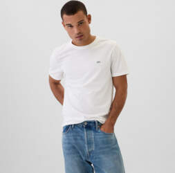GAP Micro Logo Crew White Global