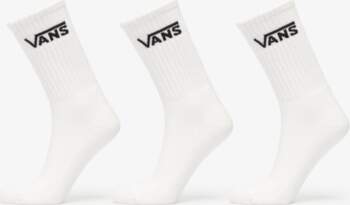 Vans Classic Crew Socks 3-Pack White