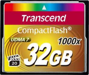 SD Transcend 1000x Compact Flash 32