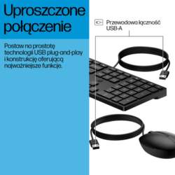 HP 320MK CABLE KB + MOUSE