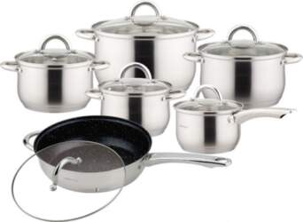 KingHoff Set of pots 12 elements
