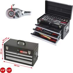 KS Tools 1/4 +1/2 CHROMEplus Universal