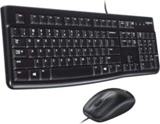 Logitech Desktop MK120, US, USB, black
