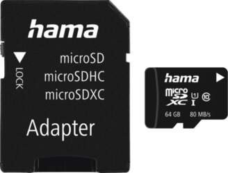 SD Hama MicroSDXC 64 GB Class