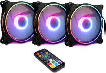 Inter-Tech Argus RGB RS-08 3-pack +