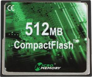 SD MicroMemory Compact Flash 512 MB