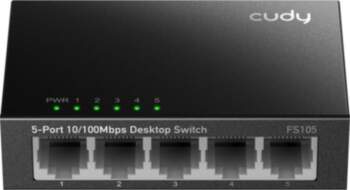Cudy FS105 Fast Ethernet (10/100) Black