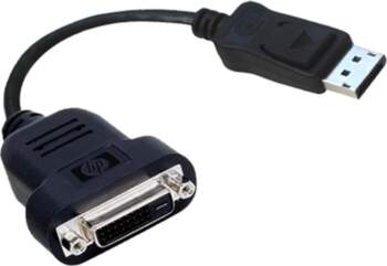 HP DisplayPort - DVI-D 0.2m