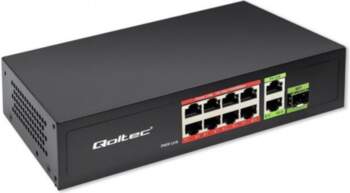 Switch  Qoltec   FAST Ethernet 8x RJ45