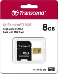 Transcend 500S MicroSDHC 8 GB Class