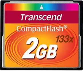 Transcend 133x Compact Flash 2GB card