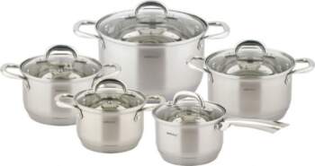 KingHoff Set of pots 10 elements