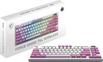 MSI FORGE GK600 TKL Violet, wireless