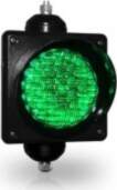 LED luksofors 100 mm24 V zaļš