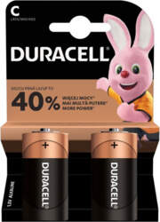 Baterijas DURACELL C, 2 gab.