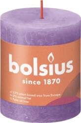 Svece BOLSIUS RUSTIC 80/68 mm, violeta