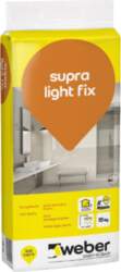 Elastīga flīžu līme weber Supra Light
