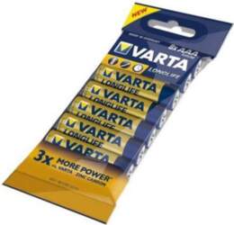 Akumulators Varta Longlife AAA 8pcs