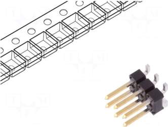 Amphenol Communications Solutions Connector: pin strips