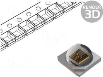 Ams OSRAM Power LED | red
