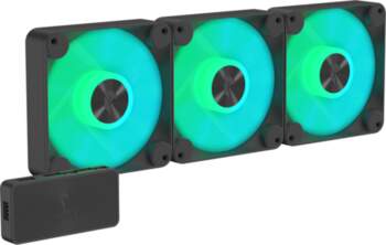 APNX FP1-120-3 Pack, Case Fans, Black