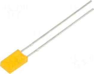 BIVAR LED | amber | 2x4mm